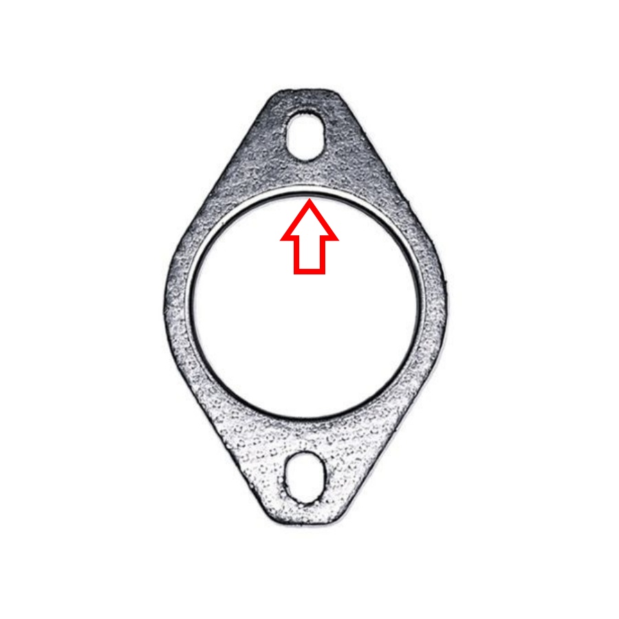 C15EGFR Exhaust Manifold Gasket w/ Fire Ring - Top View